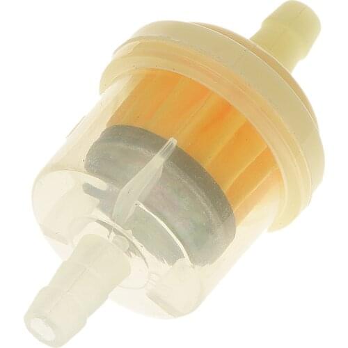 1 Pcs Universal 8mm Mini Inline Fuel Filter Suitable For Small Engines Plastic Fit For 6mm 1/4'' Fuel Line
