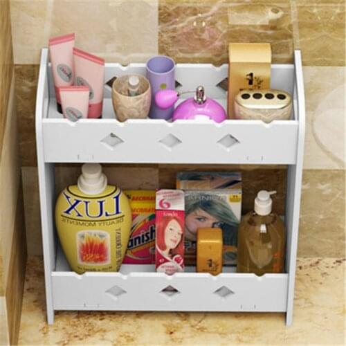 Narrow Storage Rack Shelves Cosmetic Storage Box Waterproof Washing Station for Bathroom Multi-layer Rack Storage Rack Organizer