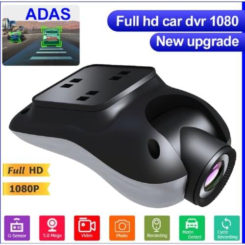 X7 1080P DVR Car Video Camera Night Vision Dash Cam Support Android ADAS Car Video Recorder 140° Wide Angel GPS Mini Dashcam
