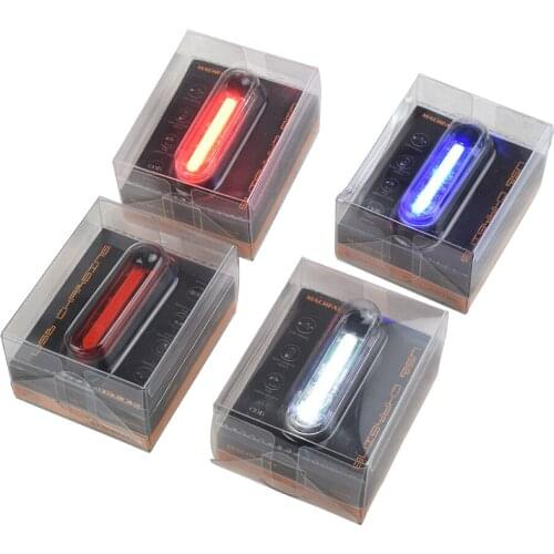 Waterproof MTB Road Bike Tail Light USB Rechargable Bike Lamp Set Cycling Parts Mountain Bicycle Light Front Rear