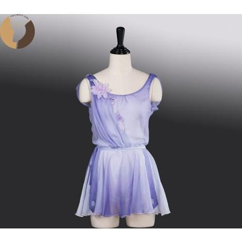 Fltoture AT1271 Cupid Costumes 5 Colors Chiffon Skirt Ballet Competiton Clothes Girls Short Skirts Child Size Fairy Stage Wear