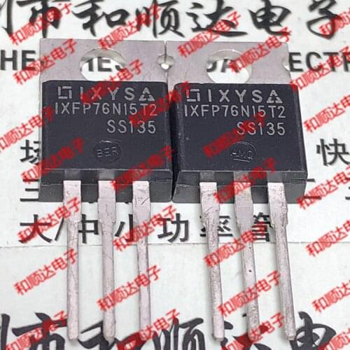 10 PCS/lot IXFP76N15T2 new spot the TO - 220-150 v 76 a
