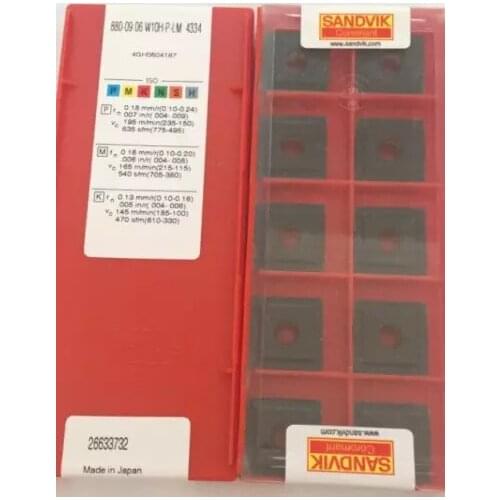 10PCS CARBIDE INSERT 880-0906W10H-P-LM4334