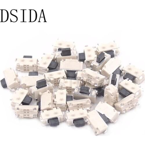 100Pcs SMT 2X4X3.5MM 2*4 Mini Tactile Tact Push Button Micro Switch Momentary MP3 MP4 MP5 2*4*3.5mm Tablet PC Power Micro Switch
