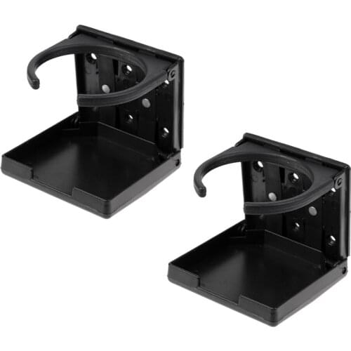 2 Pieces Folding Durable Nylon Drink Cup Holder Storage for Marine Boat/Yacht/Caravan/Car/Truck Folding Lightweight Strong