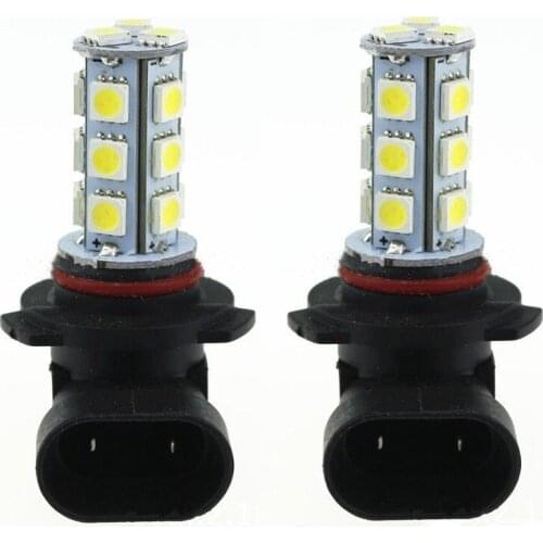 2pcs LED Headlight Motorcycle White 9005 9006 18SMD 5050 LED Bulb Fog Headlight For Scooter Automobiles Tint Restoration Kit