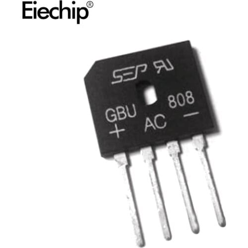 5Pcs GBU808 800V 8A power Diode Bridge Rectifier
