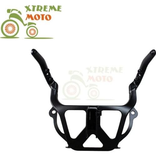 Aluminum Black Motorcycle Front Upper Fairing Bracket Stay Racer Light For SUZUKI GSXR600 GSXR750 2001-2003 01 02 03
