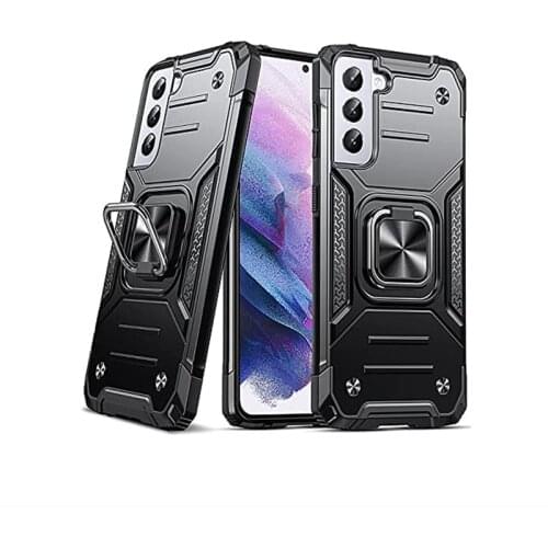 Military Grade Armor Phone Case For Samsung Galaxy S21 S20 Plus A21 A11 A01 A72 A52 A51 A71 S10 Note20 10 9 Ring Kickstand Cover