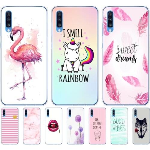 For Samsung A70 Case 2019 Soft TPU Phone Back Cover For Samsung Galaxy A70 silicon Cases Coque Capa A 70 A705 A705F shockproof
