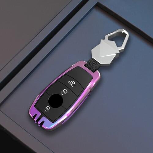 Zinc Alloy Car Key Cover Case Shell Protective Fob For Mercedes Benz A C E S G GLS Class W177 W205 W213 W222 Maybach Car Styling