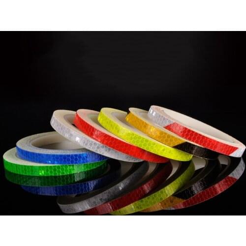 CKSHSBI Reflective Tape Fluorescent MTB Bike Bicycle Cycling Reflective Stickers Adhesive Tape Bike Stickers Bicycle Accessories