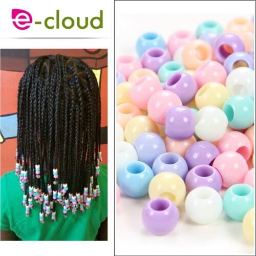 Kids Box Braids Beautiful Hair Beads for Child Multicoloured Beads for Hair Gift for Child 50pcs in Braiding Hair Extensions