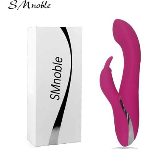 Double motor vibration Pink Rabbit Vibrator Realistic Dildo USB Rechargable AV stick Silicone G-spot Vibrators Sex Toy for Women