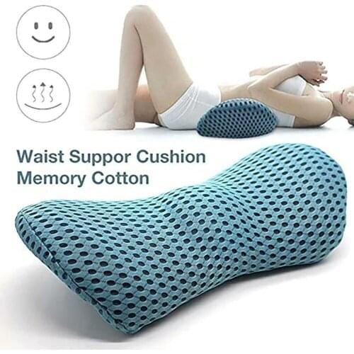 Cotton back pain pillow physical therapy breathable waist support car seat back pain support pillow bed sofa office sleep pillow