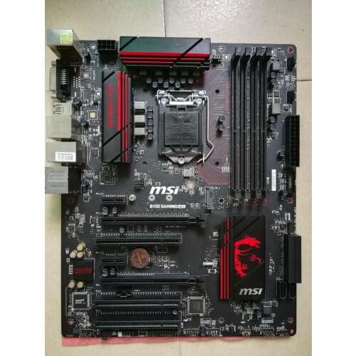 Desktop mainboard for MSI B150 GAMING M3 Socket LGA 1151 DDR4 64GB USB2.0 USB3.1 DVI HDMI I3 I5 I7C CPU Motherboard pc board