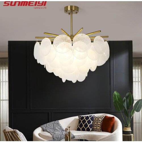 Nordic Led Chandeliers Living room decor Home Lighting Creative Glass Chandelier For Bedroom Ktichen room Lamp lamparas de techo