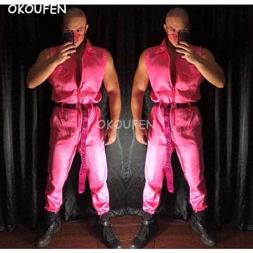 New bar ds costume sexy hip hop piece work clothes nightclub party men and women singer dj clothing