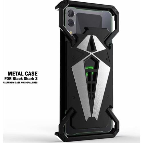 Luxury Shockproof Aluminum Metal Armor Ring Case For Xiaomi 9 8 Se Lite Blackshark 1 2 Aluminium Bumper Case Metal Frame Cover