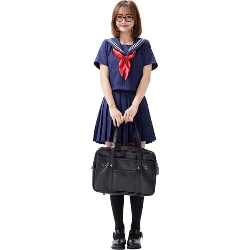 New Jk Student Uniform Japanese Girls School Dresses Sailor Suit JK Uniform Female Student Full Sets Pleated Skirt with Bow Tie