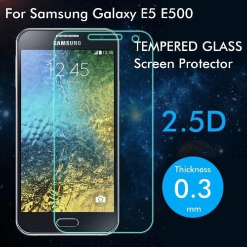 ShuiCaoRen Tempered Glass 9H High Quality Protective Film Explosion-proof LCD Screen Protector For Samsung Galaxy E5 E500