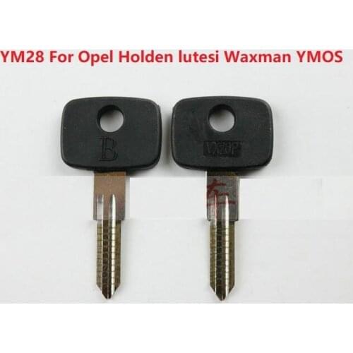 2pcs/lot YM28 Engraved Line Key For Opel Holden lutesi Waxman YMOS Blank Key Replacement