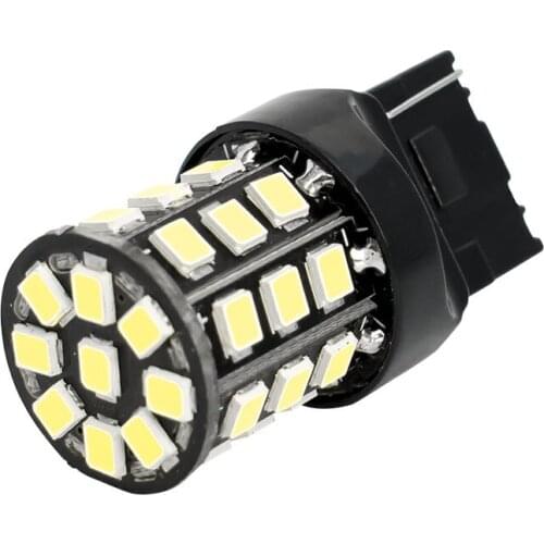 10pcs T20 7440 W21W WY21W 33 SMD 2835 LED Car Tail Bulb Brake Lights Auto Reverse Lamp Turn Signals Light Red White Amber Yellow