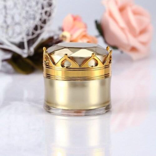 20 x 5/10/15/20g Empty Lip Care Whitening Cream Acrylic Jars Travel Mini Empty Sample Bronzer Sunscreen Cosmetic Packaging