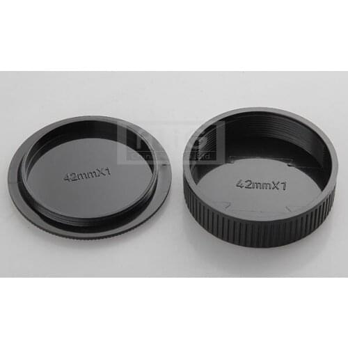 50PCS/Lot M42 lens cap ( Camera Body Front Cap + Lens Rear Cover ) Wholesale