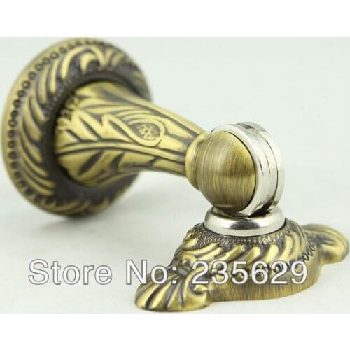Free Shipping, Wall mounted dark anti-copper Door Stopper, suitable for interior doors, Door Holders For Sale, High suction,360g