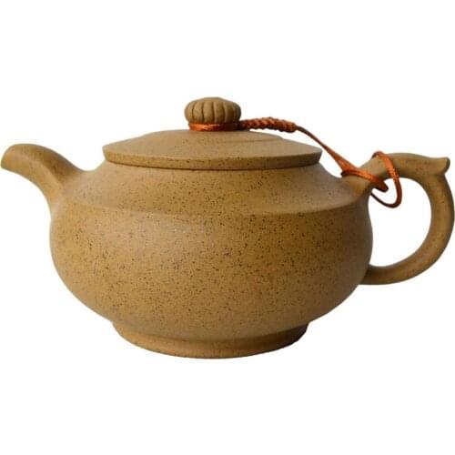 Yixing Zisha Teapot 330ml Chinese Purple Clay Pot Sesame Hanbian Traditional Kungfu Tea Set Handmade Pottery Kettle Soak Puer