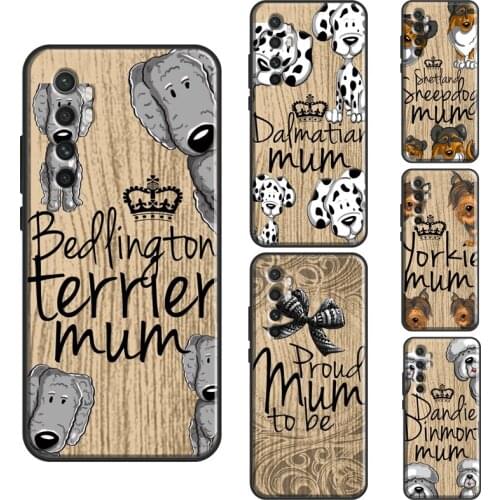 Shar pei English Springer spaniel Mum Case For POCO X3 F1 F2 Pro Cover For Xiaomi Mi Note 10 Lite Mi 10 Ultra 9 T Pro A3 Coque