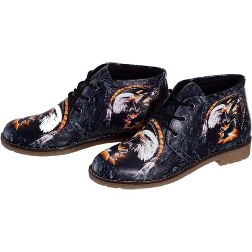 Digital printed women hashpapi boots