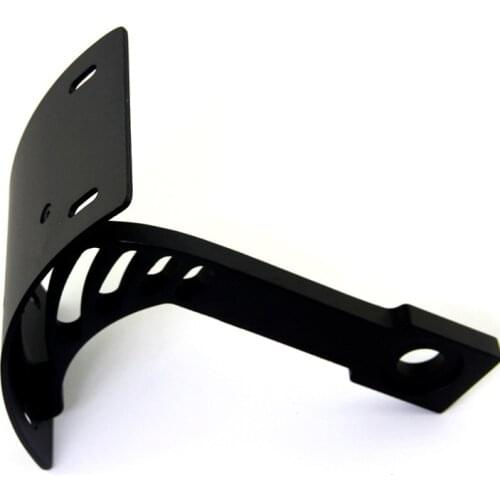 For Yamaha Vmax 1200 1700 Black Curved Side Mount License Plate Bracket Tag