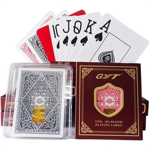 Playing Cards Wide Card Characters Double-sided Frosted Plastic Waterproof Deck Of Cards Poker Board Game Travel Games