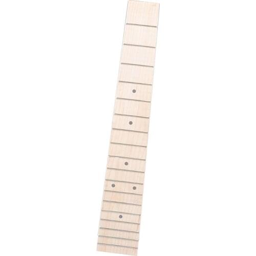 Maple Ukulele Fingerboard Fretboard Luthier Tool Replacement Parts Black Point for ukulele overs