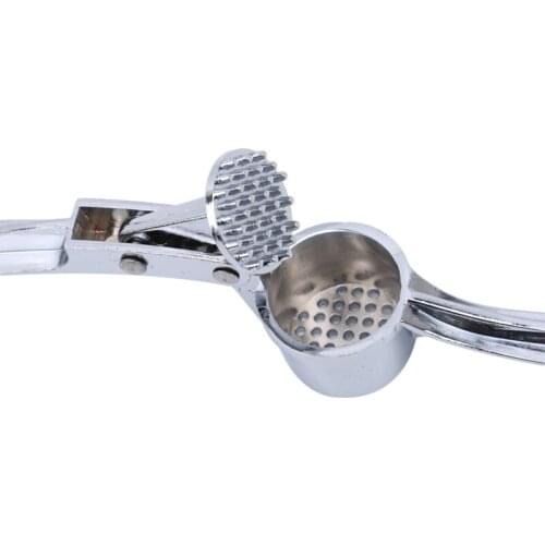 Kitchen Gadgets Stainless Steel Garlic Press Manual Peeling Garlic Press Mashed Garlic Tools Squeeze Garlic Mortar Clip Garlic