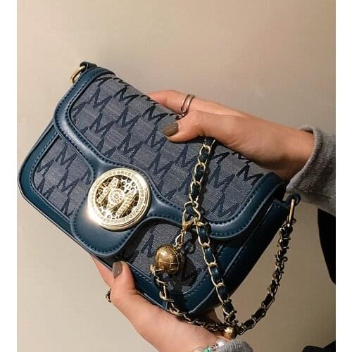 Retro Small Canvas Flap Crossbody Shoulder Bags for Women 2021 Winter Trends Luxury Fashion Chain Handbags and Purses