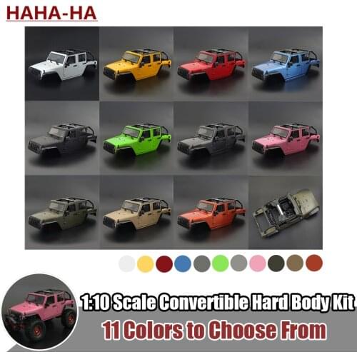 1:10 Scale Convertible Hard Body Kit 313mm Wheelbase for 1/10 RC Crawler Car Axial SCX10 90046 TRX4 Redcat GEN8