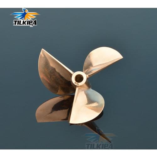 RC Boat Screw Prop 7016 Diameter 70mm 3 Blades Copper Propeller P1.6 For RC Gasoline Boat