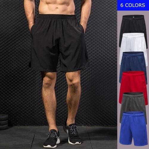 Mens Fitness Running Jogging Gym Basketball Training Workout Sports Shorts Quick Drying Compression Shorts with Pockets 7064