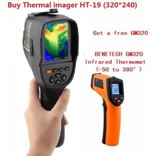 2019 New HT-19 Thermal Imaging Camera Precision Floor Heating Leak Detector High Resolution 320x240 For Overhaul and Outdoor