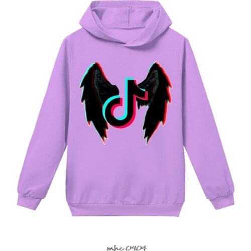 New Spring Girls Tik Tok Long Sleeve Cotton Hoodies Childrens Sweatshirts for Kids Princess baby Girls Tik Tok Clothes