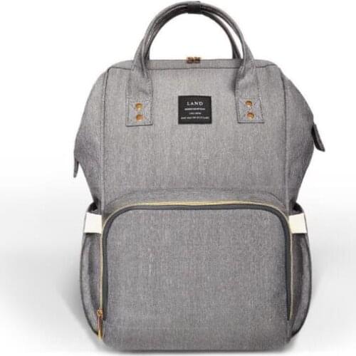 Drop shipping LAND Mummy Diaper Nappy Bag Large Capacity Baby Bag Travel Backpack Multifunctional Mummy Backpack Bag