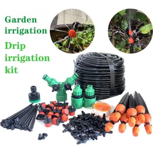 15-40M Drip Irrigation System Garden Irrigation System Garden Dripper Spray System Kit Automatic Irrigation Equipment for Garden