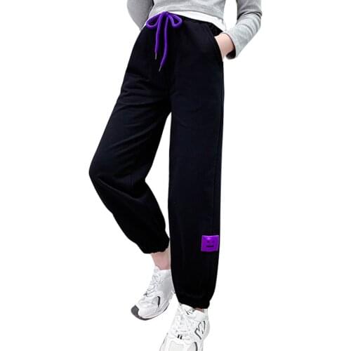 Girls Sport Pants Cartoon Pattern Girls Childrens Pants Casual Style Children Pants Spring Autumn Kid Clothes 6 8 10 12 14