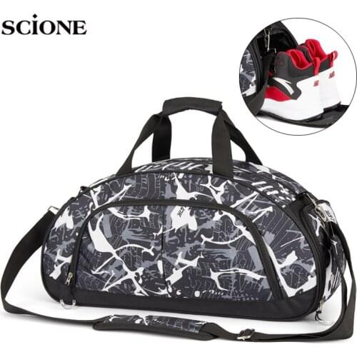 Sports Gym Bags Travel Bag Fitness Dry Wet Handbag for Shoes Training Shoulder Gymtas Tas Sac De Sport Women Men 2019 XA862WA