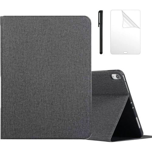 Smart PU Leather Case For Samsung Galaxy Tab A 8.0 2019 Funda Wood Grain Cover For Samsung SM-T290 T295 T297 Case + PenFilm