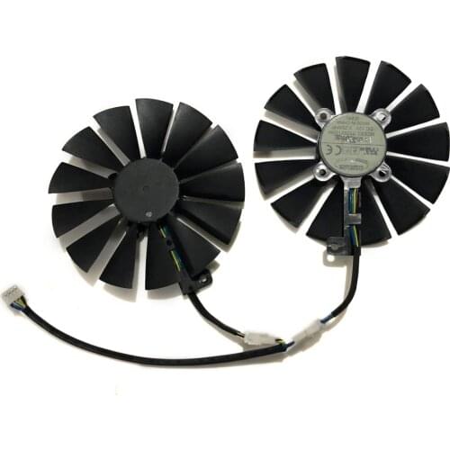 RX580/570/470 Graphics Card Fan For ASUS DUAL-RX580-4G/8g ROG Strix RX570 RX 470 OC Video Cards Cooling