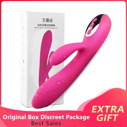 G Spot Rabbit Dildo Vibrator Orgasm Adult Toys USB Charging Powerful Masturbation Sex Toy for Women Waterproof adult Sex product